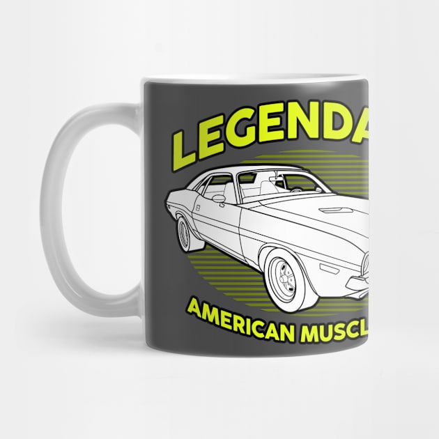 Legendary American Muscle Car by Drumsartco